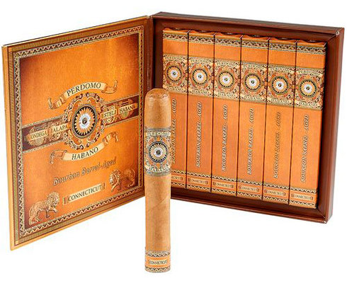 Подарочный набор Подарочный набор сигар Perdomo Habano Bourbon Barrel Aged Epicure Connecticut Gift Pack
