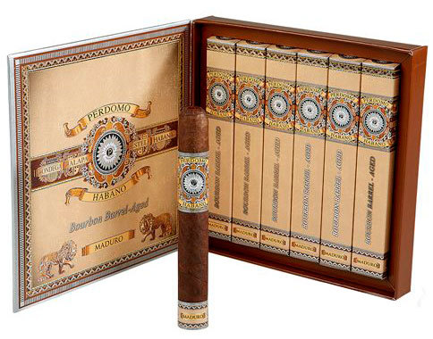 Подарочный набор Подарочный набор сигар Perdomo Habano Bourbon Barrel Aged Epicure Maduro Gift Pack