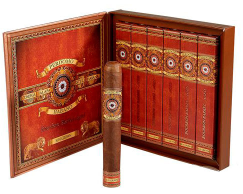 Подарочный набор Подарочный набор сигар Perdomo Habano Bourbon Barrel Aged Epicure Sun Grown Gift Pack