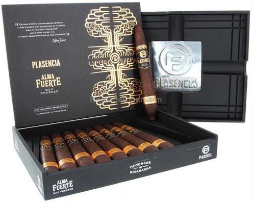 Подарочный набор Подарочный набор сигар Plasencia Alma Fuerte Generacion V Salomon с пепельницей