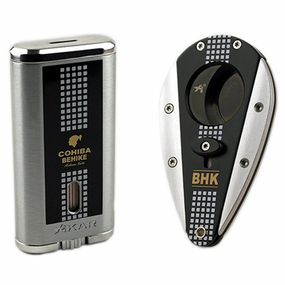 Подарочный набор Подарочный комплект Cohiba Behike гильотина и зажигалка Xikar 