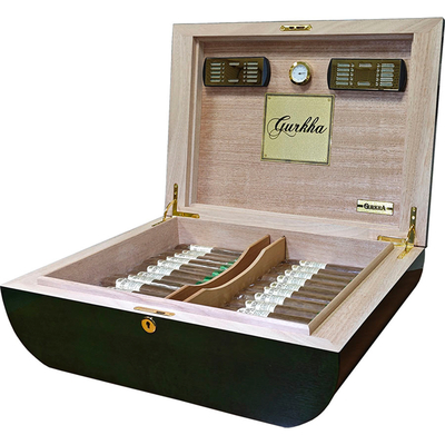 Подарочный набор Подарочный набор сигар Gurkha Heritage Kingsman Figurado Natural Humidor 