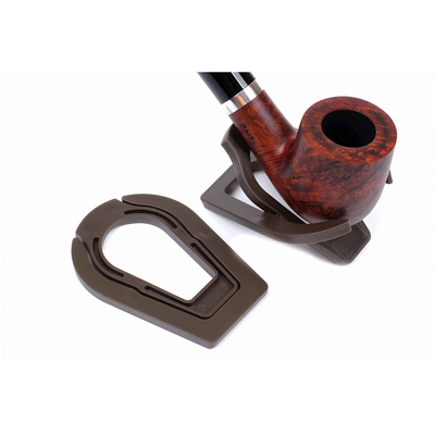 Подставка на 1 трубку складная, Пластик, Коричневая, 553-820