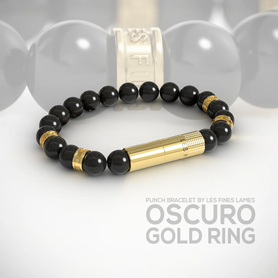 Пробойник-браслет Oscuro Gold Ring Elastic арт. BP202001