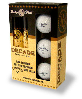 Подарочный набор Подарочный набор сигар Rocky Patel Callaway/Decade Toro Golf