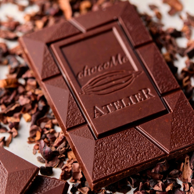 Горький шоколад ChocoMe из какао-бобов Чуао 72%  "AtelieR"  BB102, 55 гр.