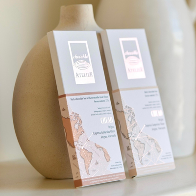 Горький шоколад ChocoMe из какао-бобов Чуао 72%  "AtelieR"  BB102, 55 гр.