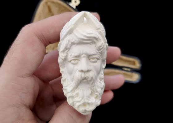Курительная трубка Altinay Meerschaum Carved Bent Zeus