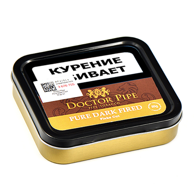 Трубочный табак Doctor Pipe Pure Dark Fired Flake Cut 50 гр.
