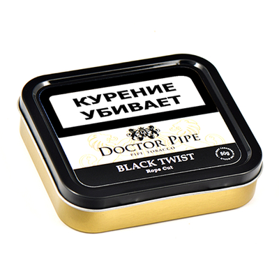 Трубочный табак Doctor Pipe Twist Black Rope Cut 50 гр.