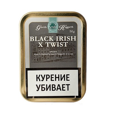 Трубочный табак Gawith & Hoggarth Black Irish X Twist 50гр.