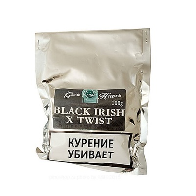 Трубочный табак Gawith & Hoggarth Black Irish X Twist 100гр.