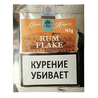 Трубочный табак Gawith & Hoggarth Rum Flake 40гр.