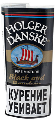 Трубочный табак Holger Danske Black and Bourbon 40гр.