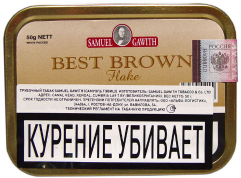 Трубочный табак Samuel Gawith Best Brown Flake 50гр.