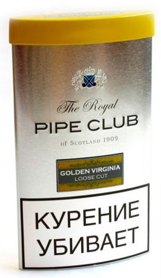 Трубочный табак The Royal Pipe Club Golden Virginia 40гр.