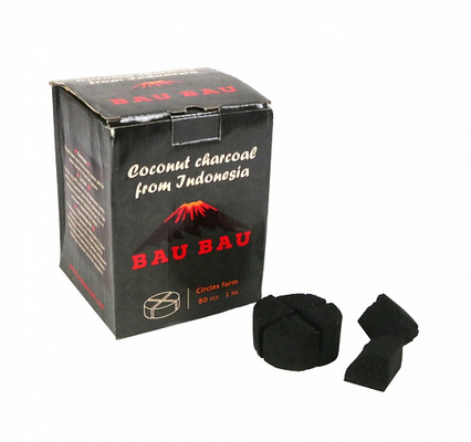 Уголь для кальяна BAU BAU KALOUD (25mm) - 1KG - 80 BRICKS