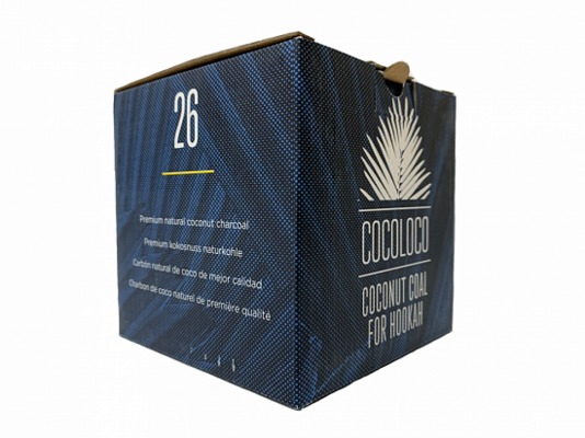 Уголь для кальяна COCOLOCO (26mm) - 1KG - 64 BRICKS