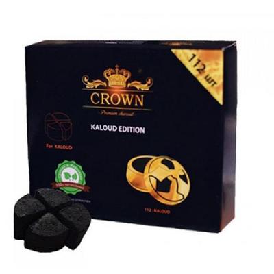 Уголь для кальяна CROWN - KALOUD - 112 куб.