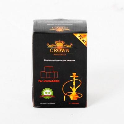 Уголь для кальяна CROWN - KALOUD - 72 куб.