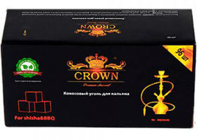 Уголь для кальяна CROWN - KALOUD - 96 куб.