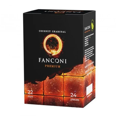 Уголь для кальяна Fanconi 22мм, 24шт.