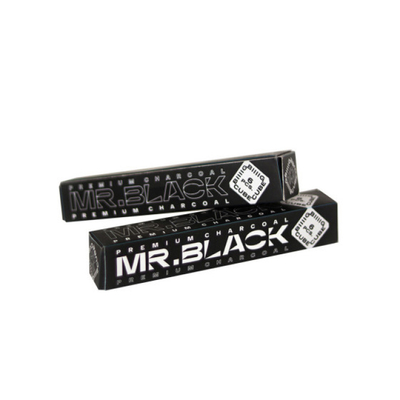 Уголь для кальяна Mr. Black 25 мм, 6 шт