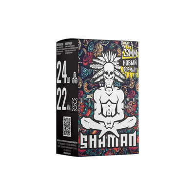 Уголь для кальяна SHAMAN 22 мм, 24 шт.