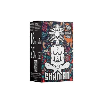 Уголь для кальяна SHAMAN 25 мм, 18 шт.