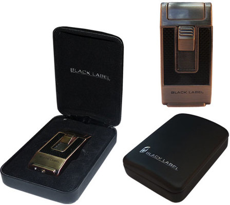Зажигалка Black Label Bentley Copper & Black Carbon LBL90040