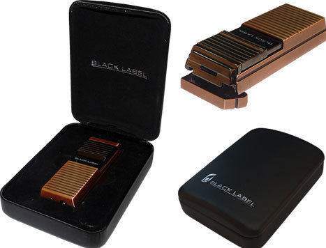 Зажигалка Black Label El Presidente Copper Satin & Gun LBL50010