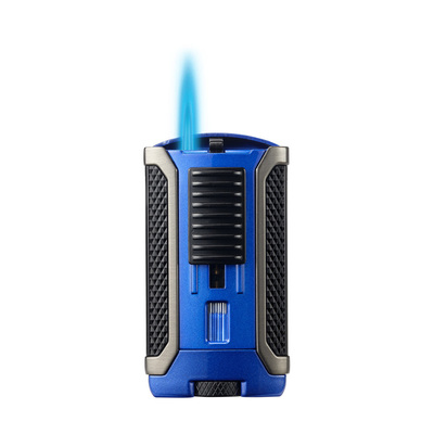Зажигалка сигарная Colibri Apex, синий металлик LI410T4