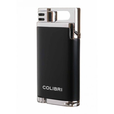 Зажигалка сигарная Colibri Belmont, Черная-Хром LI200C11