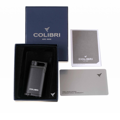 Зажигалка сигарная Colibri Belmont, Черная LI200C10