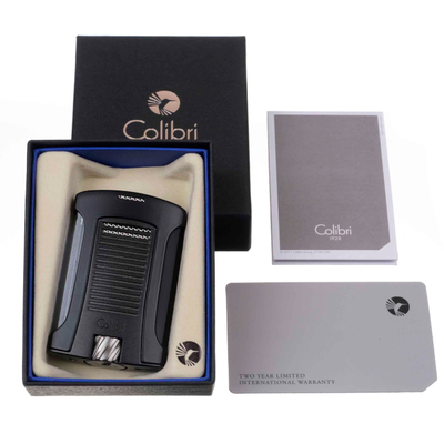 Зажигалка сигарная Colibri Daytona, черная LI770T10