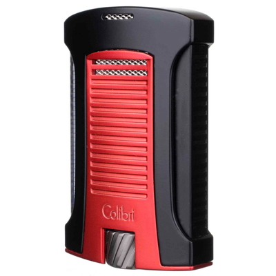 Зажигалка сигарная Colibri Daytona, черно-красная LI770T12