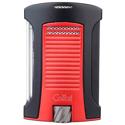 Зажигалка сигарная Colibri Daytona, черно-красная LI770T12