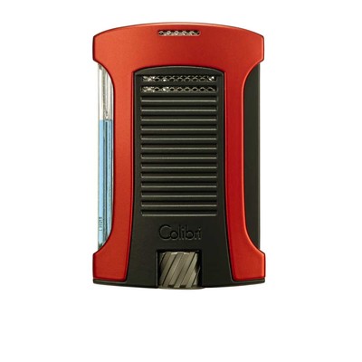 Зажигалка сигарная Colibri Daytona, красно-черная LI770T4