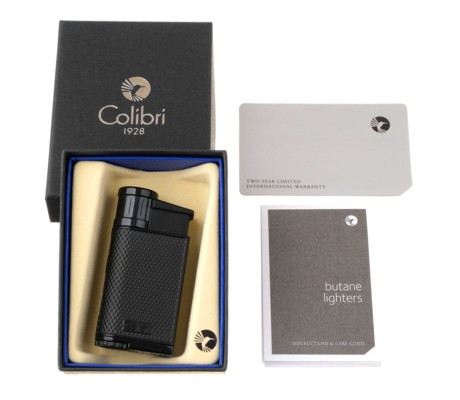 Зажигалка сигарная Colibri Evo, черная LI520C1