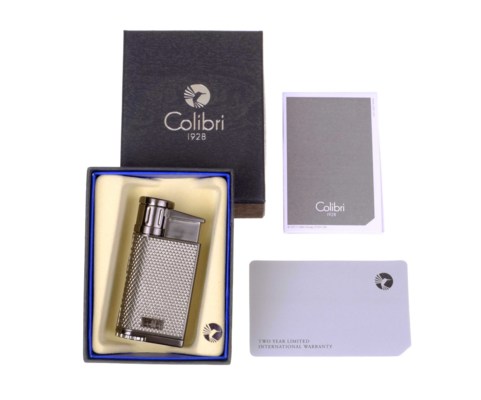 Зажигалка сигарная Colibri Evo, оружейная сталь LI520C6