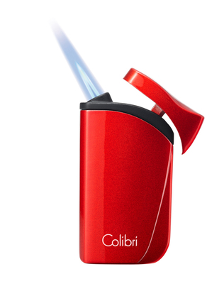 Зажигалка сигарная Colibri Falcon, красный металлик LI310T12