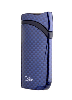 Зажигалка сигарная Colibri Falcon, синий карбон LI310T8