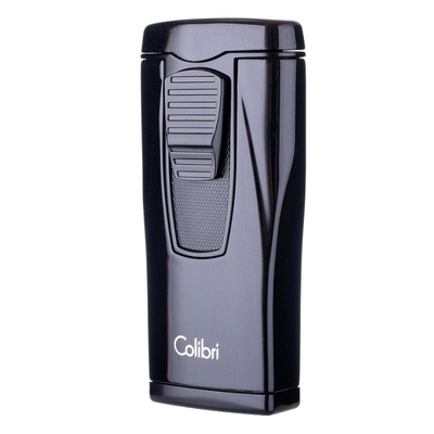 Зажигалка сигарная Colibri Monaco (тройное пламя), черный металлик LI880T5