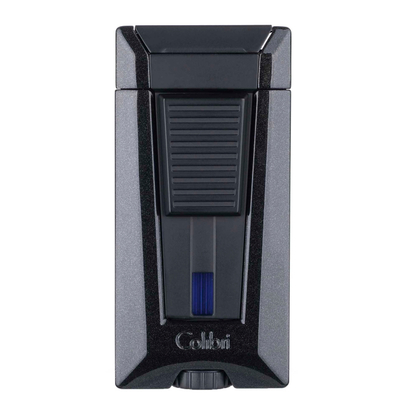 Зажигалка сигарная Colibri Stealth (тройное пламя), черный металлик LI900T1