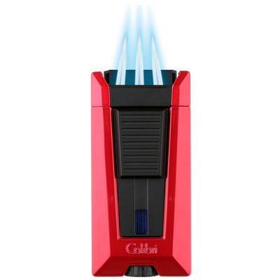 Зажигалка сигарная Colibri Stealth (тройное пламя), красный металлик LI900T3