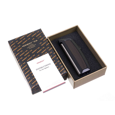 Зажигалка сигарная Honest, с ножницами, черная 823-Black