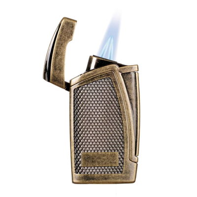 Зажигалка сигарная Passatore, двойное пламя, с пробойником, Античная медь 234-543