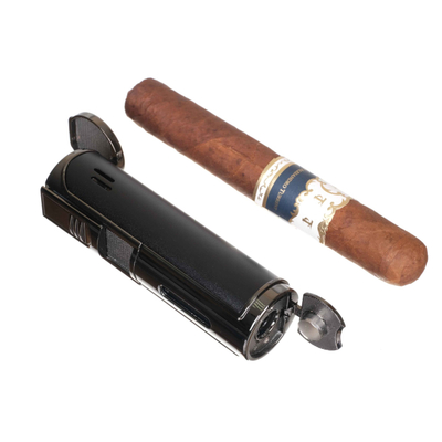 Зажигалка сигарная Passatore Гигант, 5-струйное пламя, оружейная сталь 234-579