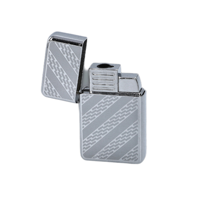 Зажигалка Gentelo Stripe/Bricks Silver 4-2467