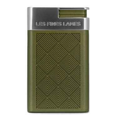 Зажигалка Les Fines Lames LE FEU SVELT - OD Green Leaves, LF4503003